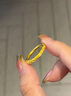 海上罗孚黄金戒指女999足金情侣戒指一对开口对戒结婚戒子送女友生日礼物 礼盒（不含对戒） 实拍图