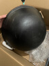龟纹章丘铁锅古法手工双耳老式铸铁锅无涂层家用炒菜锅不易粘锅已开锅 圆底龟纹（8-10人）+杉木盖 42cm 实拍图