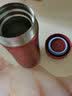 膳魔师（THERMOS） 不锈钢保温杯男商务定制水杯车载办公室便携杯子400ml JCG-400 红色 400ml 实拍图