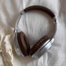 艾柯索头戴式蓝牙耳机主动降噪震撼音质2025新款真无线降噪时尚潮搭高颜值拍照休闲听歌游戏超长续航 升级版ANC降噪银棕色 实拍图
