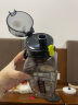 道奇 便携运动水壶 个性大容量户外旅行防漏学生随手塑料水杯子1.0L灰 晒单实拍图