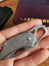 三刃木4077户外小刀工具折叠刀防身挂扣野外多功能高硬度 4077MUC-SBE1 实拍图