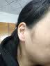 周六福流年黄金耳环女足金耳饰生日礼物计价A0910234 约0.7g 一对 实拍图
