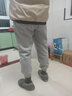威廉爵驰裤子男休闲运动男裤秋冬季男潮流宽松加绒加厚青少年学生卫长裤子 黑色 5XL 实拍图