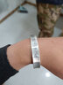 罗泰老银匠999足银十二生肖守护神手镯男女足银实心镯子本命年属虎 生肖-兔 实拍图