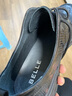 百丽打孔透气休闲皮鞋男夏季真皮缓震按摩商务鞋A1111BM3 黑色系带A1111 43 (265mm) 实拍图