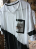 顶峰保罗（Dingfengbaoluo）短袖t恤男士夏季潮牌五分半袖纯棉体恤上衣服男装21056白色L 晒单实拍图