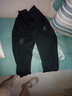 李宁（LI-NING）运动裤男裤子休闲裤春秋季薄款男士长裤篮球透气跑步高弹束脚卫裤 黑色【直筒】 XL 实拍图