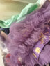 Milkbarn春夏女童连衣裙 1-6岁儿童裙子宝宝双层花边公主裙女孩蓬蓬半身裙 小紫花 120cm 晒单实拍图