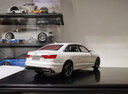 跃纪生（YUEJISHENG）原厂一汽大众新款 1:18 A6合金模型2019车模 仿真车模汽车模型 2020款 奥迪A4L 朱鹭白 实拍图