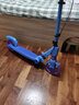 帝百伦滑板车儿童6-12岁成人代步手刹两轮校园大童折叠踏板车平衡车手刹 蓝紫6-40岁【减震+手刹+闪光】 实拍图
