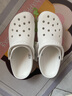 crocs卡骆驰洞洞鞋男鞋经典户外涉水溯溪鞋轻便透气沙滩凉拖鞋女10001 10001-100/白色/无智必星 42 -43 实拍图