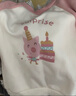 戴维贝拉（DAVE＆BELLA）加绒保暖秋冬儿童卫衣休闲女童套头衫男童衣服幼童上衣宝宝打底衫 粉色 120 cm（建议身高110-120cm） 实拍图