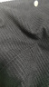 真维斯（Jeanswest）夹克男2026春夏宽松翻领落肩华夫格外套男士上衣潮黑色4XL 实拍图