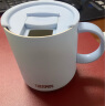 膳魔师（THERMOS）不锈钢带盖陶瓷内胆把手杯创意潮流泡茶杯情侣咖啡杯学生TCDS-400 微风蓝 晒单实拍图