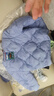 M.Latin/[艺术家系列]马拉丁童装大童羽绒服24冬新款三防绒轻薄羽绒服 雾霾蓝 100 cm 实拍图
