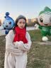 红豆（Hodo）100%纯羊毛披肩女秋冬保暖围巾披风送妈妈教师节礼物礼盒装 实拍图