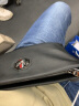 法国COW男士手包 潮流大容量手拿包时尚休闲手抓包手机信封包C-9818 黑色 实拍图