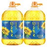 长寿花压榨葵花籽油物理压榨一级食用油健康烘焙油清香植物油 5L*2 实拍图