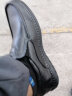 宜驰（EGCHI）皮鞋男士头层牛皮舒适耐磨透气时尚商务休闲鞋 JS1931 黑色 40 实拍图