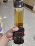 宜加美（YIJIAMEI）玻璃茶水分离双层玻璃杯泡茶水杯子大容量便携带盖过滤水杯 实拍图