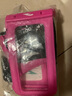 浩沙hosa防水手机袋潜水套游泳触屏防水包水上拍照温泉垂钓 梅红（6.5英寸） 实拍图