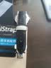 istrap真皮手表带男女士牛皮蝴蝶扣适用浪琴美度飞亚达天王阿玛尼海鸥卡西欧DW精工西铁城力洛克天梭表带 黑色同色线丨银色蝴蝶扣 19mm 实拍图