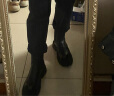 百丽切尔西靴女商场同款黑色英伦皮靴短靴加绒X2G2DDD1 黑色-绒里 36 实拍图