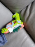 贝贝鸭2-3岁宝宝幼儿玩具枪带声光变形枪卡通恐龙耐摔可变形发声发光 蓝色霸王龙+绿色剑背龙(4节7号) 小号 实拍图