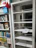 鑫裕翔家用钢制书架落地学生图书馆书籍架宝宝绘画本架客厅简约铁艺书架 2米高0.8m长主架 实拍图