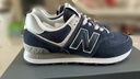 NEW BALANCE NB574官方休闲鞋男鞋女鞋网面鞋夏季复古舒适透气百搭情侣运动鞋 深蓝色 ML574EVN 40.5 (脚长25.5cm) 实拍图