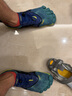 Vibram公路跑步五指鞋男 户外晨跑健身运动鞋透气耐磨跑步鞋 V-RUN 北海蓝/海军蓝 42 实拍图