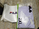 FILA斐乐官方女士长款羽绒服冬季休闲简约连帽加厚大衣女装外套 薰衣草浅紫-PU 2XL 180/96A 实拍图