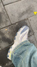 斯凯奇（Skechers）奶茶熊QQ豆乳秋季新款女鞋潮流复古老爹鞋舒适增高运动鞋 玫瑰红色/ROS 37 实拍图