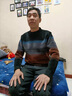 啄木鸟 爸爸冬装毛衣男加绒雪尼尔中老年保暖针织衫老人秋冬季中年衣服 JM104黑蓝色【加厚】 加绒 L (175) 【建议126-140斤】 实拍图
