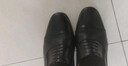 尤萨男士商务正装休闲皮鞋男三接头皮鞋黑色德比皮鞋新郎结婚皮鞋男款 【升级B款高品质】套脚免系带 44 实拍图