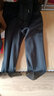 皮尔卡丹休闲裤男士秋冬季款爸爸裤子男中老年男士春季运动宽松加绒直筒裤 藏青色+黑色(春季款两件装) 3XL 【160-180斤】 实拍图