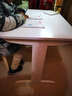 麒年轩 北欧实木书桌家用小户型办公桌学习桌简约书柜组合课桌小学生实木作业桌椅套装写字桌笔记本电脑桌子 白色 0.8米书桌 实拍图