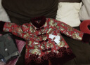 奉孝中老年人冬装棉服女加绒棉袄妈妈装棉衣加厚奶奶衣服老人冬季外套 砖红花 2XL（建议115-130斤） 实拍图