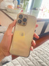 玄皇 【自带镜头膜】苹果14ProMax手机壳iphone14防摔高端透明超薄全包男女款简约硬壳 苹果14Promax【金色】久不发黄+防爆镜头膜 实拍图