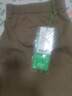 马克华菲【新疆棉】休闲裤男25秋季简约纯色弹力长裤子男 浅卡其 3XL(58) 实拍图