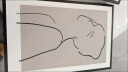 挂画免打孔ins风三联客厅沙发背景墙装饰画玄关壁画卧室床头画 黄帽日落女孩 40*60cm 实拍图