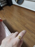 明牌珠宝生日礼物 足金黄金幸运圆珠情侣链条戒指尾戒男女AFM0121工费50 爱之语戒指 14号约0.46克 实拍图