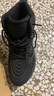 强人男靴防穿刺户外训练短靴子加绒保暖运动骑行靴 JD013R 黑色 42 实拍图