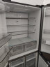 美的（Midea）慧鲜523升一级能效十字对开双开门四开门超薄家用电冰箱京东小家BCD-523WSPZM(E)超大容量精细分储 实拍图