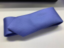 诺斯.马丁简约真丝领带男士正装商务职场日常领结不含领带夹子 浅蓝真丝7cm宽 实拍图