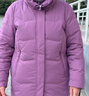 坦博尔羽绒服女中长款宽松连帽厚款保暖女士外套TD236506 紫罗兰 185  实拍图
