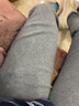 嫚熙（EMXEE）孕妇打底裤春秋裤孕妇托腹安全裤弹力休闲修身怀孕期外穿孕妇裤 黑色【银狐绒 适合5℃~10℃】 XL 实拍图