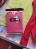 AB女保暖上衣单件常规秋冬长袖纯棉半高领内穿贴身棉毛衫秋衣打底 玫红（上衣） 2XL 推荐125-145斤【5°-15°】 实拍图