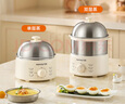 九阳（Joyoung）蒸蛋器 煮蛋器 定时 自动断电安心用 小型316L不锈钢多功能 双层蒸煮鸡蛋早餐神器ZD14-GE330 实拍图